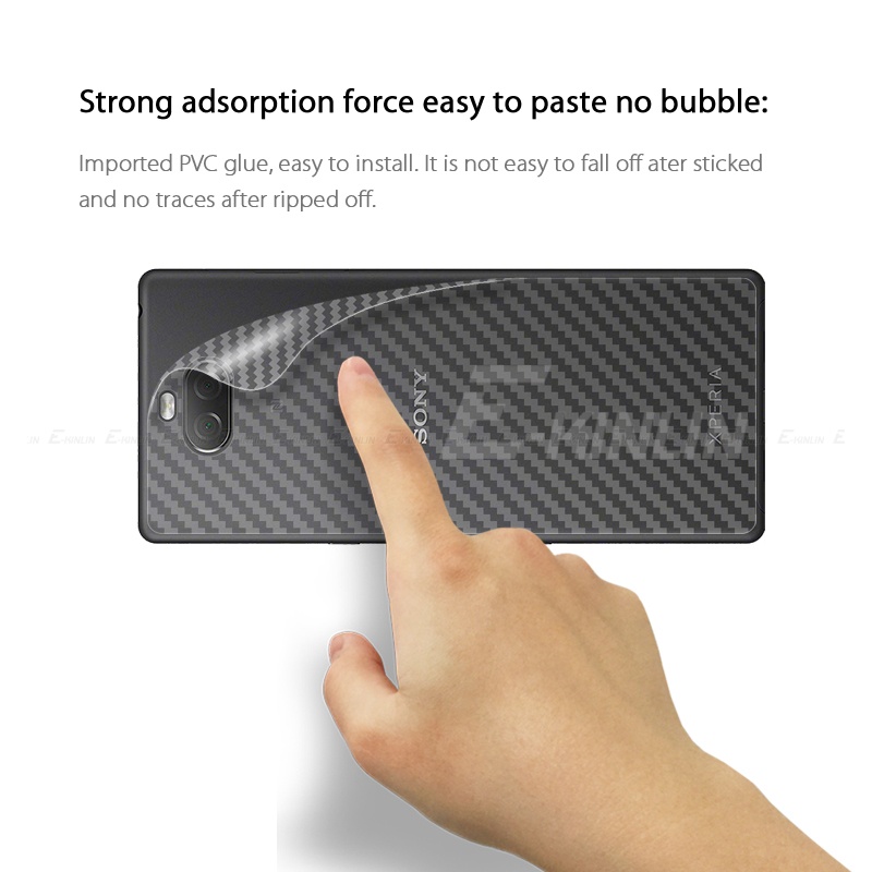 Set 5 Miếng Dán Bảo Vệ Màn Hình Điện Thoại 3D Bằng Sợi Carbon Cho Sony Xperia 1 5 8 Lite 10 II III IV XA2 Plus Ultra XA1 Kính