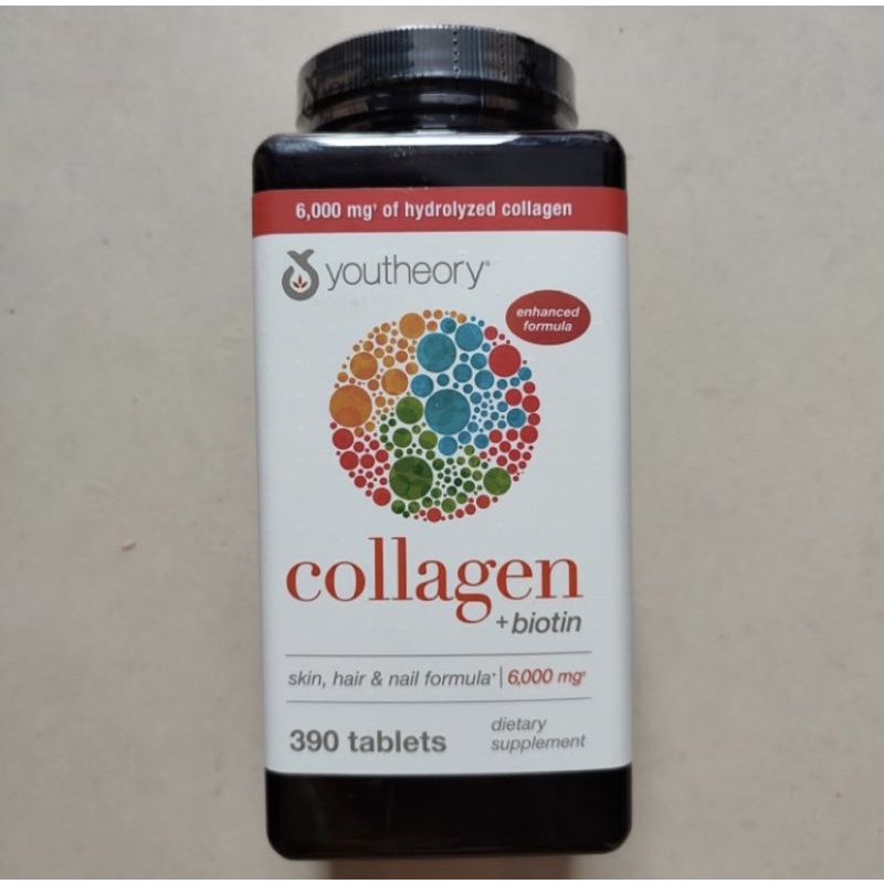 Viên collagen+ Biogin  youtheory Mỹ 390 viên
