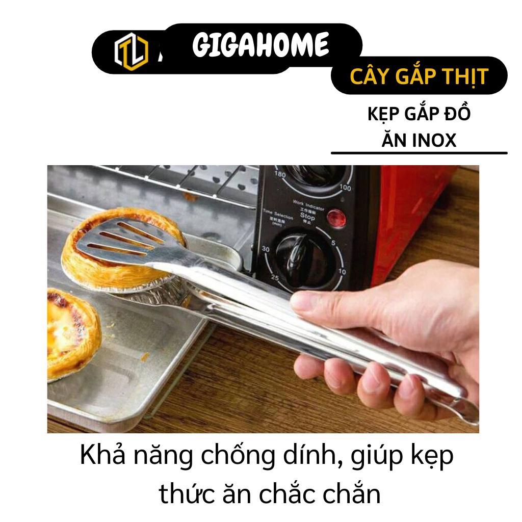 Dụng Cụ Gắp Bánh, Kẹp Thịt Nướng Inox GIGAHOME Chống Trượt Tiện Lợi 5603