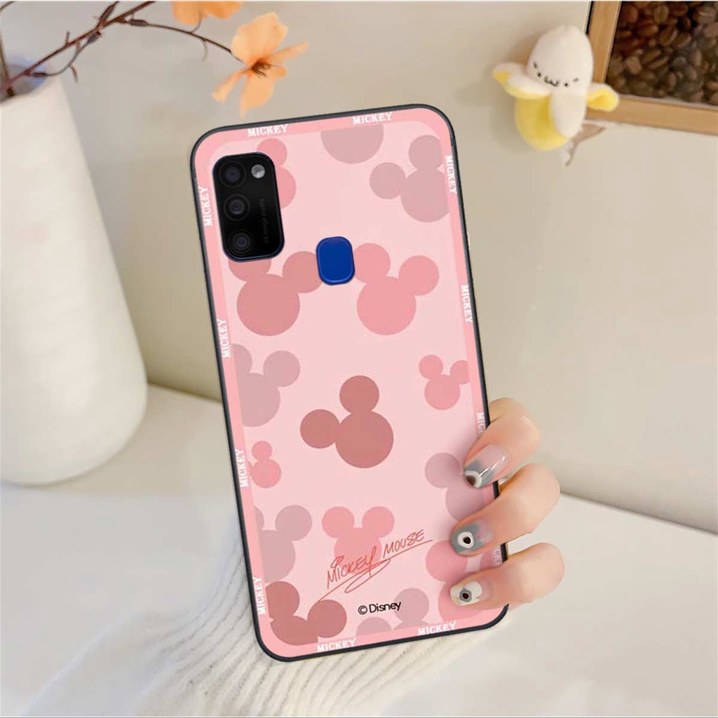 Ốp lưng điện thoại Samsung M21 / M30s hình mic key min nie mouse thời trang, vỏ ốp rẻ đẹp
