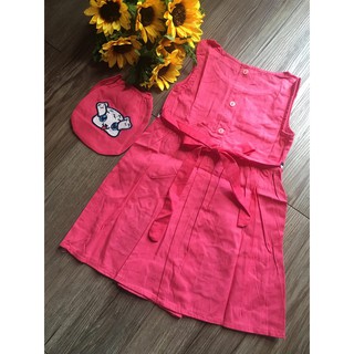 váy đầm bé gái kate lụa