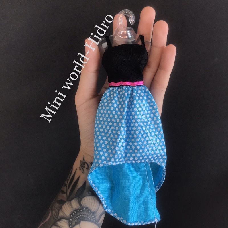 Combo 5pcs Manocanh nửa người trong suốt dùng cho búp bê barbie hoặc các loại size 30cm móc quần áo váy búp bê