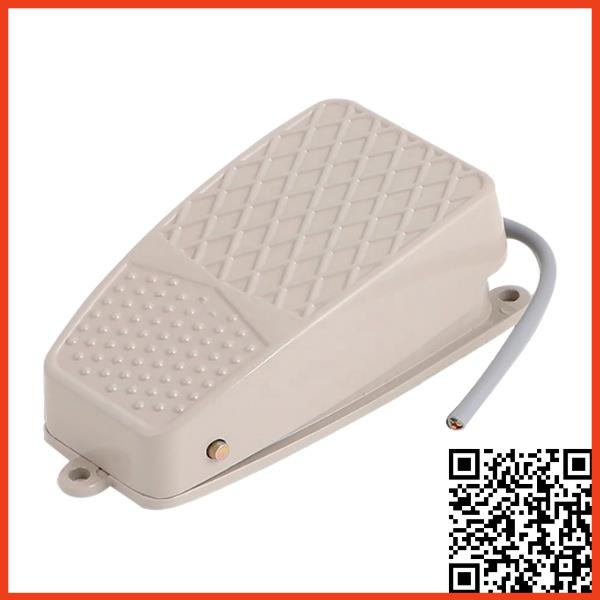 Công tắc cóc đạp chân TFS-2  vỏ nhôm kim loại dùng cho máy may, máy công cụ, khí nén thủy lực