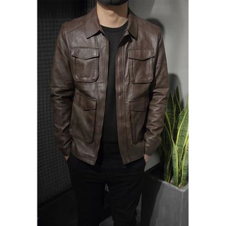 Áo khoác da cao cấp KOREA AD003