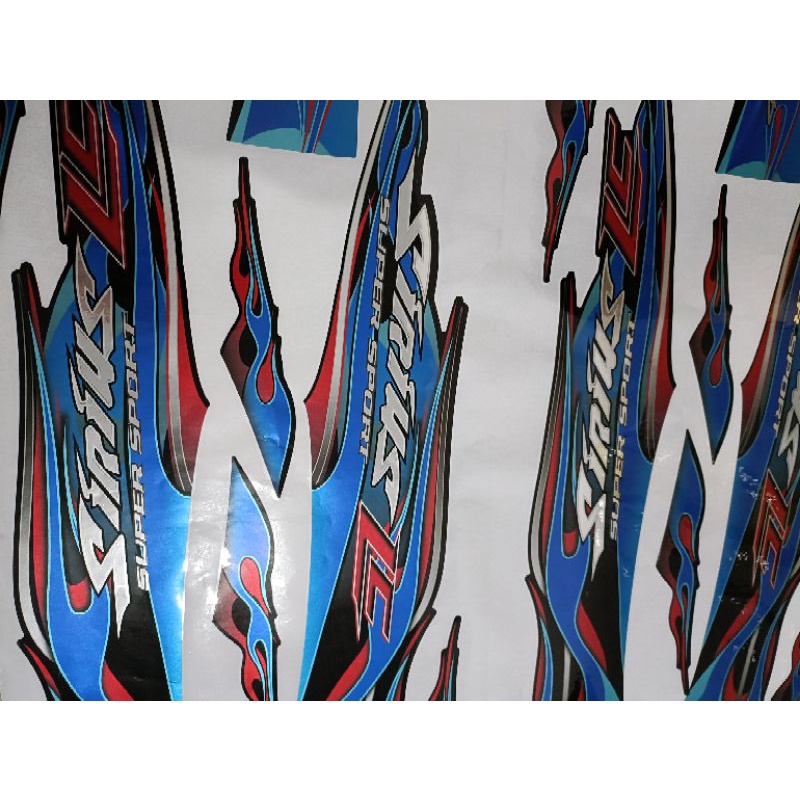 Tem rời sirius 110 - candy cao cấp - decalq7