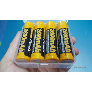 HỘP NHỰA KEEPPOWER D1 ĐỰNG 4 PIN 18650 (PIN NGẮN) HOẶC 2 PIN 26650 (NHỰẠ TRẮNG, VÂN SỌC)