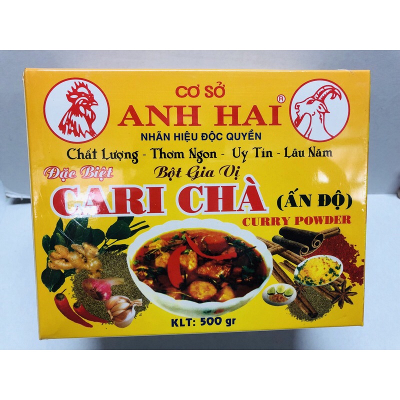 Bột gia vị Cà Ri ANH HAI 500g