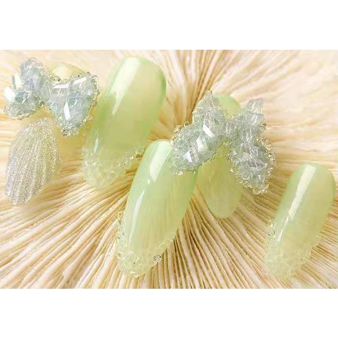 Charm Đá Pha Lê Pastel | Bướm Nơ Mickey Trang Trí Móng