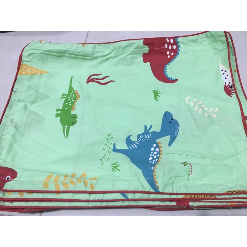 vỏ + ruột gối nằm em bé 30x40 cotton thắng lợi cao cấp