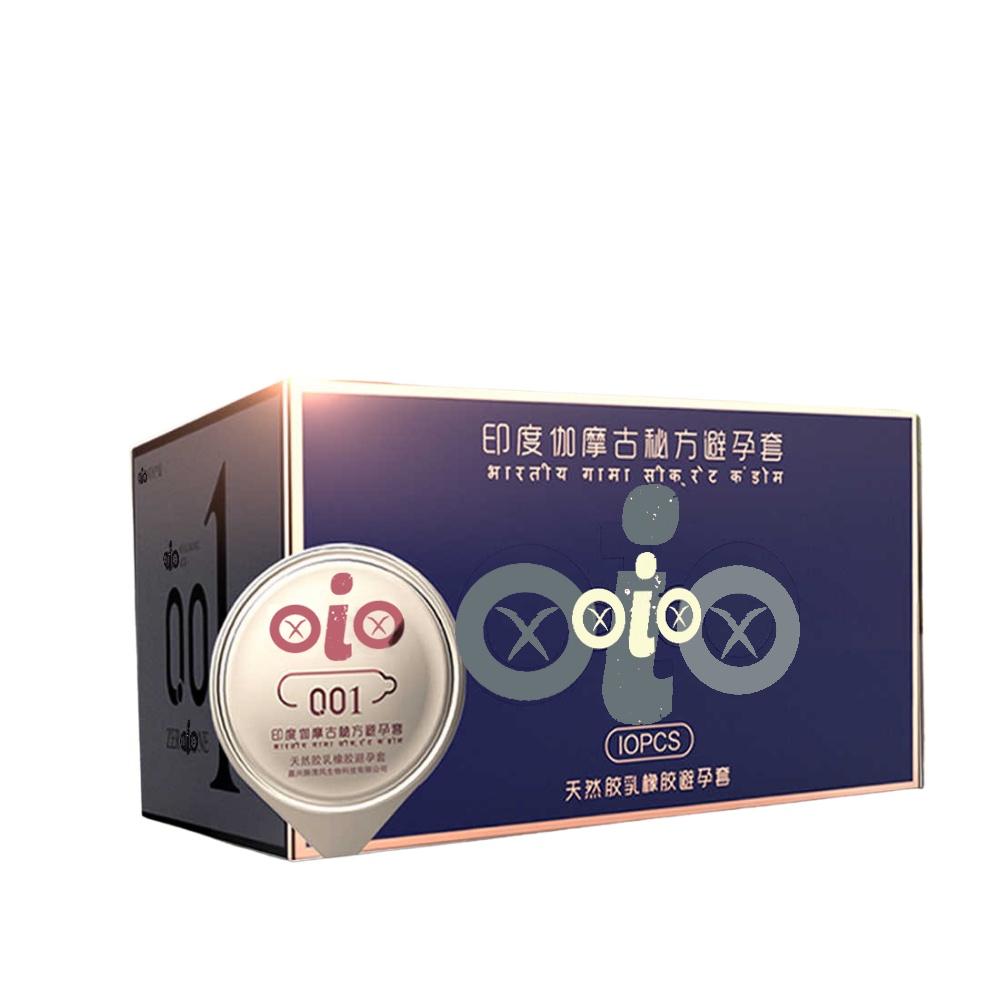 Bao cao su OiO 0.01 xanh siêu mỏng kéo dài thời gian, nhiều gel hộp 10 bcs - oio store