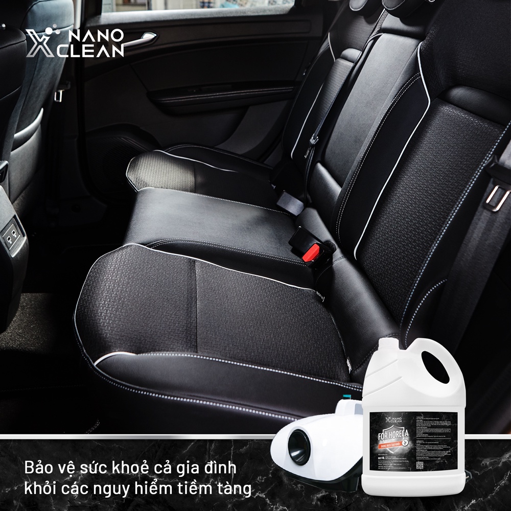 Dung dịch tạo khói, phun khói Nano Xclean For Horeca - khử Mùi ô tô, nhà hàng, bếp, khách sạn, phòng kín (combo 5L&amp;1L)