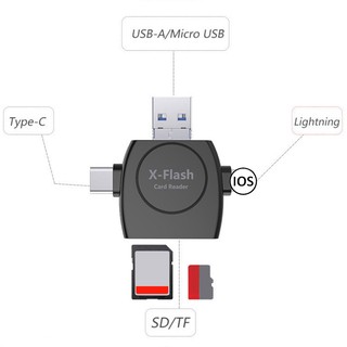 Đầu Đọc Thẻ Nhớ Usb 2.0 4 Trong 1