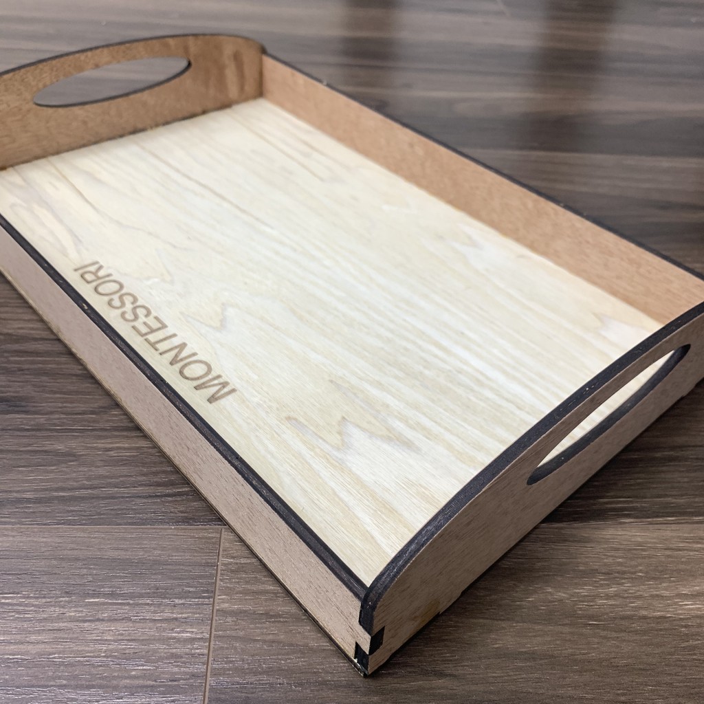 Khay Gỗ Montessori Giúp Giáo Viên Mầm Non Đựng Học Liệu Hỗ Trợ Giảng Dạy Theo Phương Pháp Giáo Dục Tự Lập