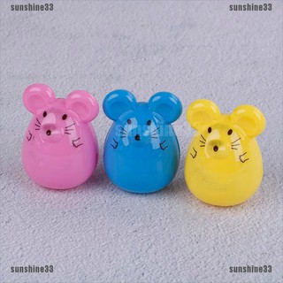 Set 2 Đồ Gọt Bút Chì Hình Chuột Đáng Yêu Bằng Nhựa