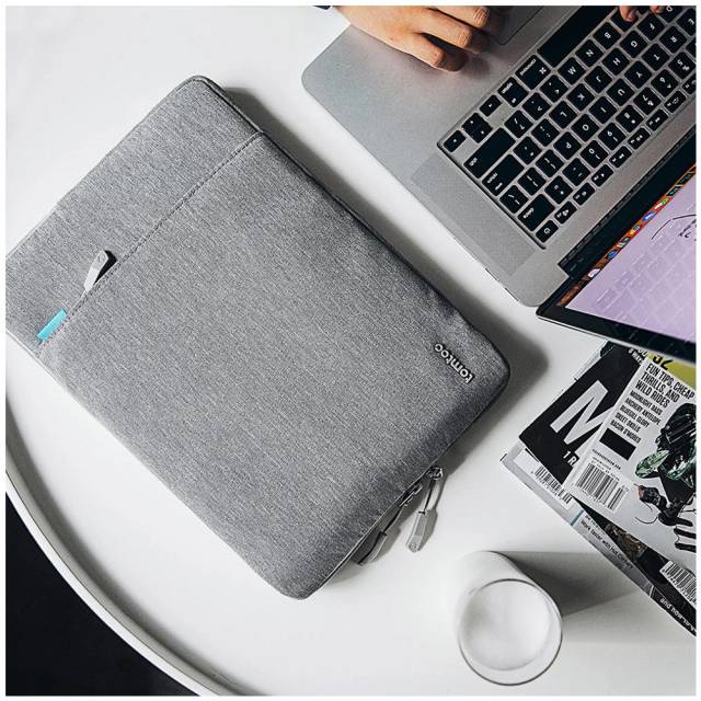 Túi Chống Sốc Tomtoc [Chính Hãng Mỹ] 360° Protective Macbook Air/Pro Retina 13" - Gray (A13-C01G) Bảo hành 12 tháng