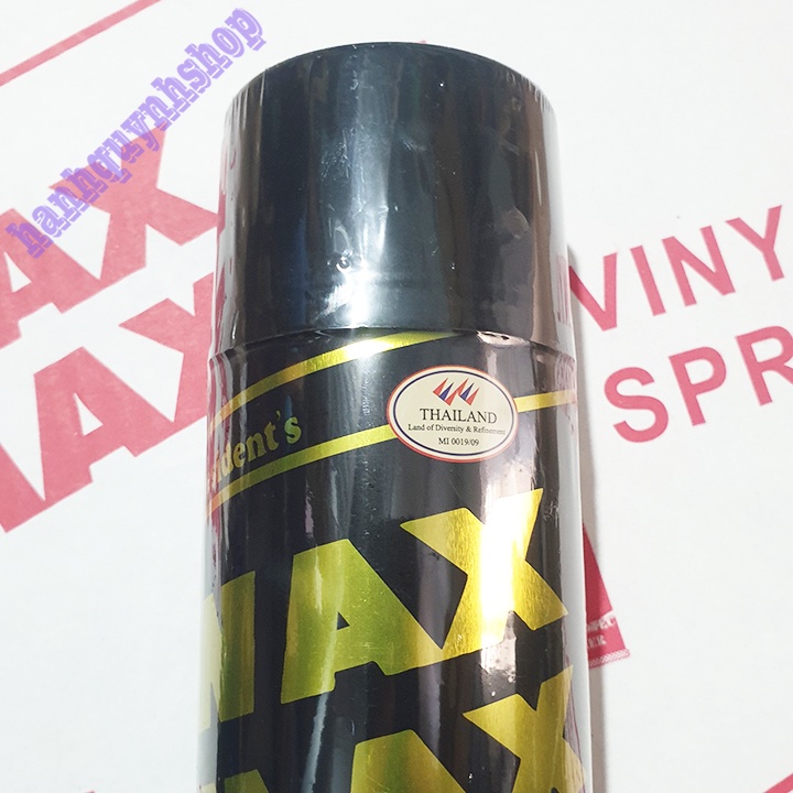 Chai Xịt Bóng Wax Max Làm Mới Nhựa Đồ Da Nội Thất Ô Tô 500ml