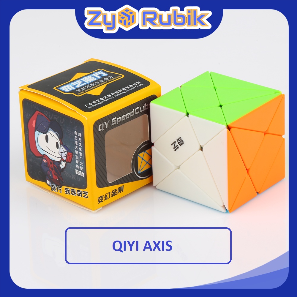 Rubik Biến Thể QiYi Axis Stickerless - Đồ Chơi Rubik - ZyO Rubik