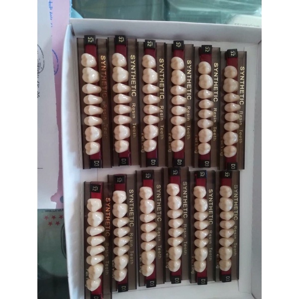 Răng nhựa tháo lắp cối (1 hộp)