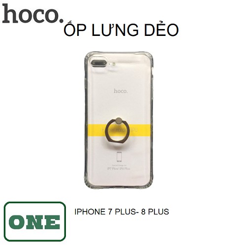 Ốp lưng Dẻo khoen Iphone 7 Plus /8 Plus cao cấp chính hãng Hoco