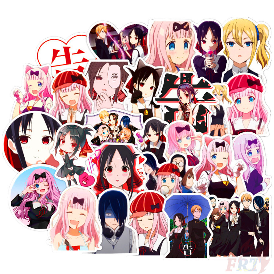 100Pcs/Set ❉ Kaguya Sama: Love Is War Series A Shinomiya Kaguya Stickers ❉ DIY Fashion Decals Doodle Stickers