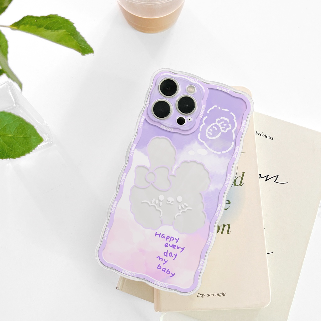 Ốp lưng iphone trong lượn sóng soft rabbit 6/6plus/6s/6splus/7/7plus/8/8plus/x/xs/11/12/13/14/pro/max/promax/plus