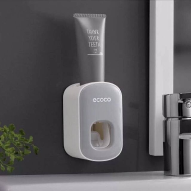 Bộ Nhả Kem Đánh Răng Tự Động Cao Cấp Ecoco Màu Ngẫu Nhiên