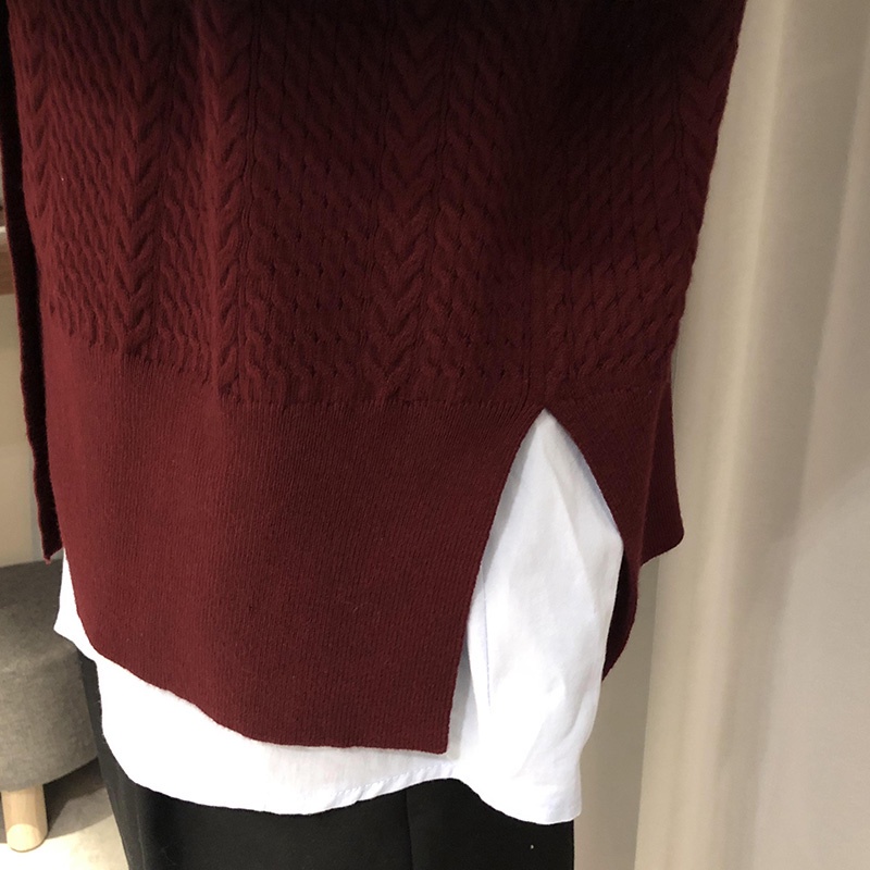 Áo ghi lê dệt kim cổ chữ v thời trang dành cho nam