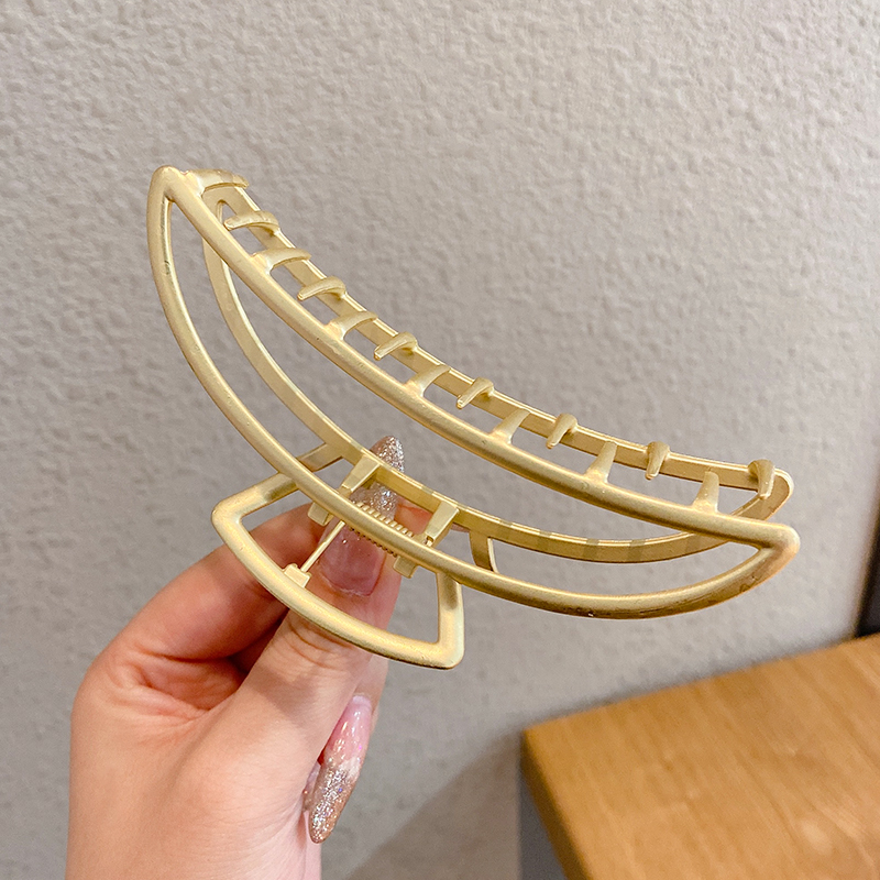 Kẹp Tóc Cỡ Lớn Bằng Kim Loại Phong Cách Hàn Quốc Dễ Thương