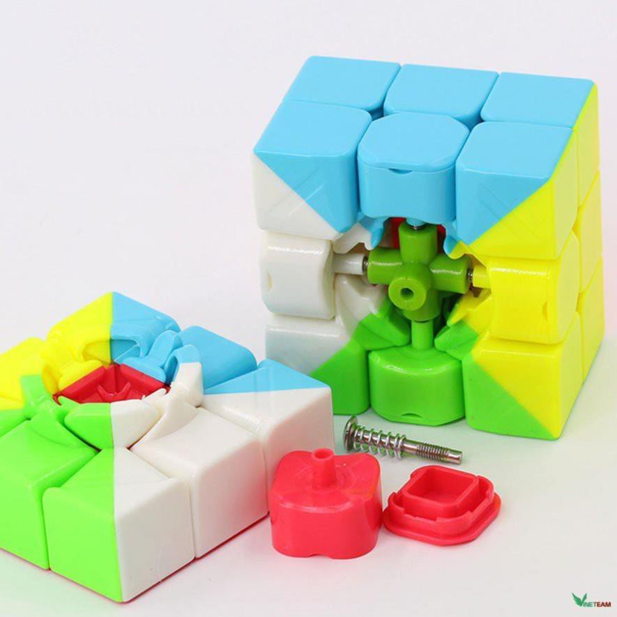 Rubik 3x3 Qiyi Warrior S Stickerless Rubic 3 Tầng Không Viền -dc4642