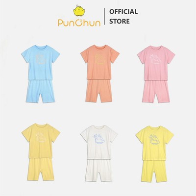 [PUNCHUN 3M-5Y] Bộ quần áo cộc quần lửng cho bé Punchun - SS23