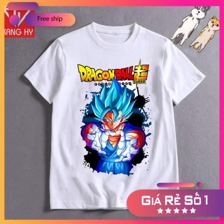 SALE- (HOT) Áo thun thời trang Dragon Ball in hình Songoku Vải Cotton 4 Chiều F109 - ADT Store