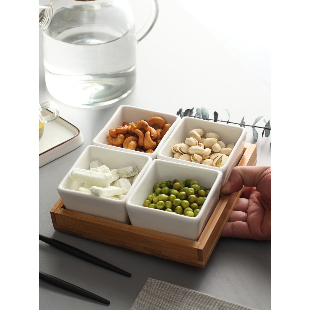 Khay đựng mứt tết, bánh kẹo, hoa quả phong cách NHẬT BẢN