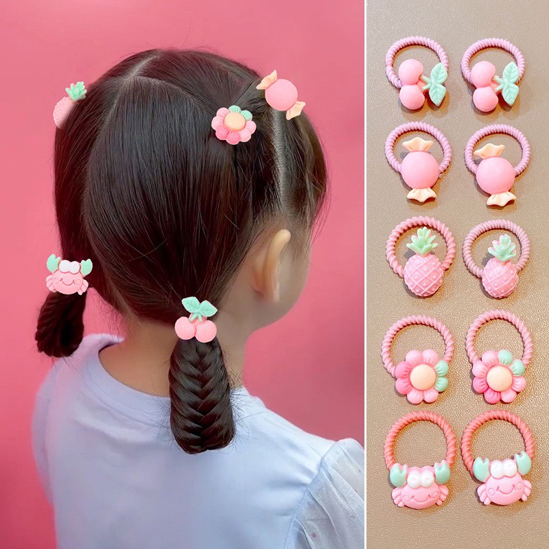 SET 10 CÁI CỘT TÓC MẪU MỚI DỄ THƯƠNG