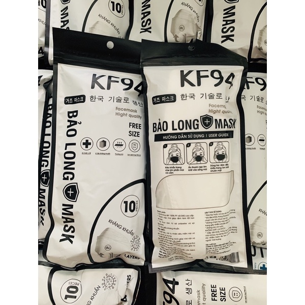 (SỈ) Khẩu Trang 4D KF94 BL 1 thùng 300 cái