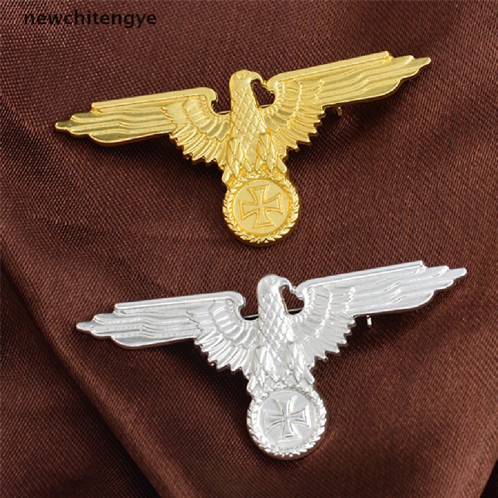 NCY Eagle Military Cross Animal Collar Brooch Pins Badge Corsage Brooch Jewelry YE