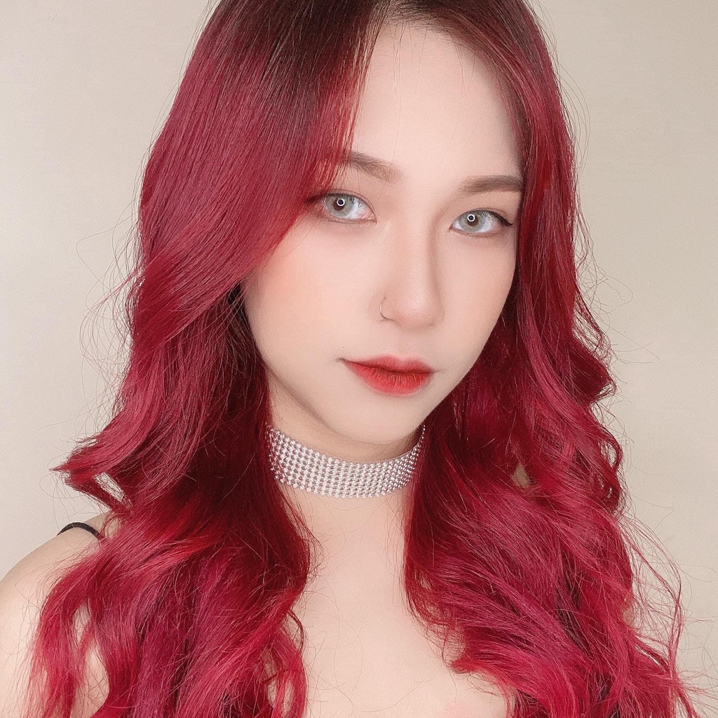 Kính Áp Tròng/ Lens mắt xám siêu tây Silicone Hydrogel VIP SOG 14.2 độ cận 0