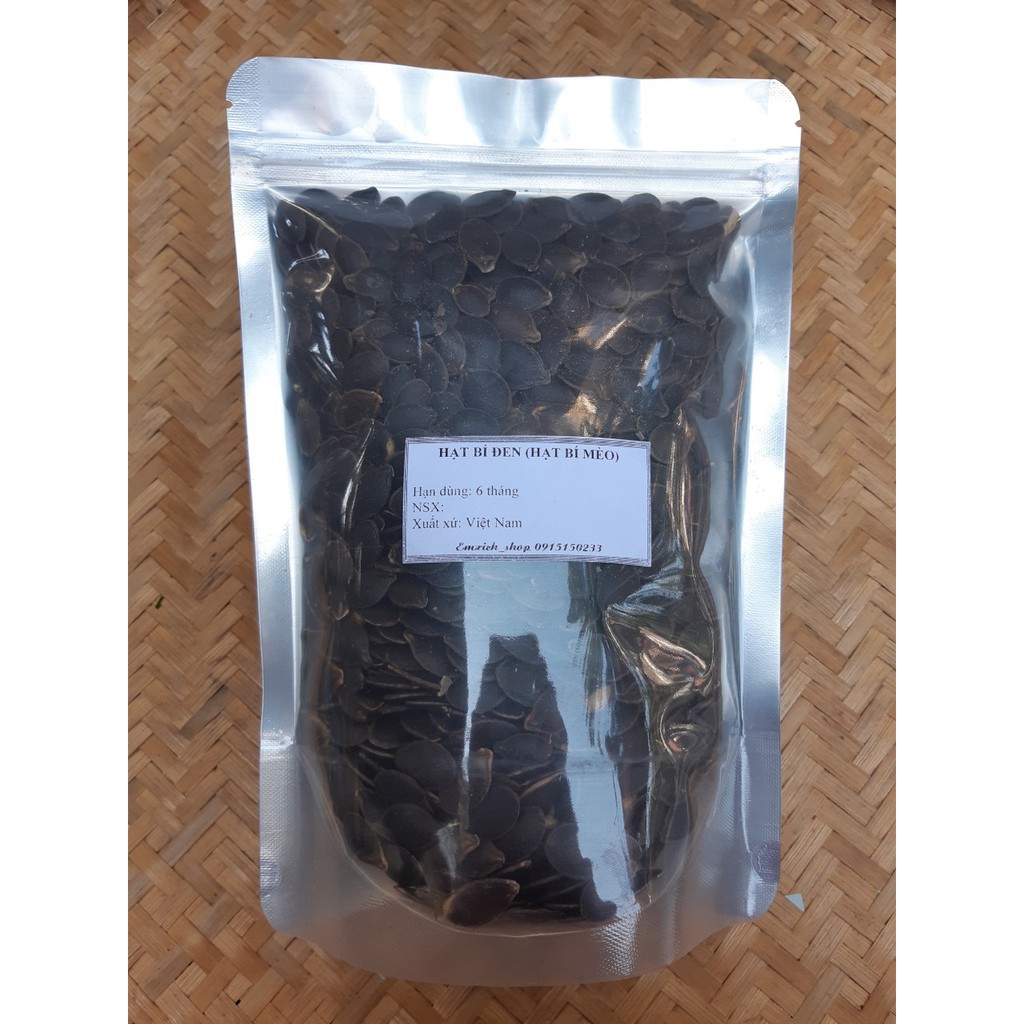 HẠT BÍ MÈO (HẠT BÍ ĐEN) RANG TAY 500G | BigBuy360 - bigbuy360.vn