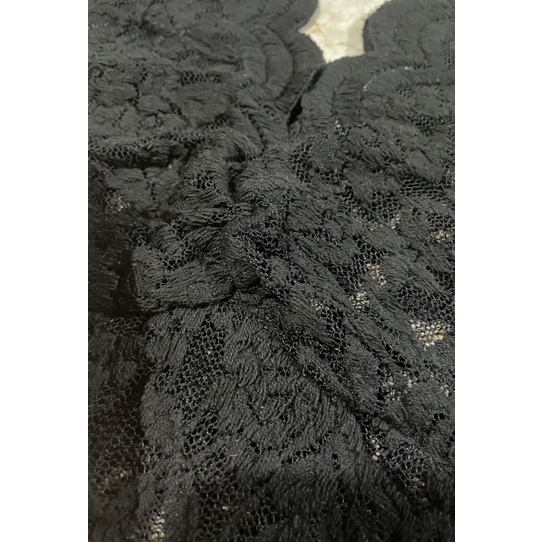 Áo Zara Auth Tuồn Ren Đen Sexy Size S