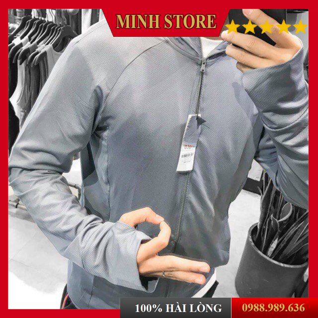 Áo chống nắng nam co dãn thoáng mát, áo khoác đi nắng chất vải kim cương cao cấp ACN01 - Minhstore