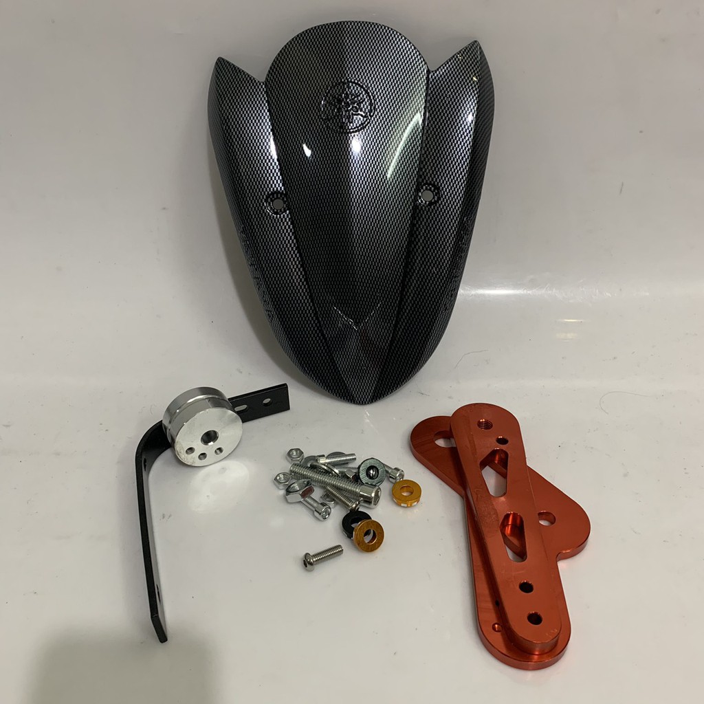 CHẮN BÙN SIÊU NHÂN CARBON CHÂN NHÔM CNC CHO EXCITER 150 ( HÀNG ĐỜI ĐẦU RẤT CHẮC CHẮN)