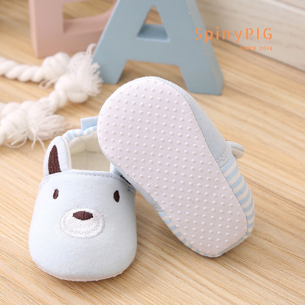 Giày tập đi cho bé 0-18 tháng tuổi chống trơn trượt chất liệu cotton cực kỳ mềm mại và thân thiện với trẻ