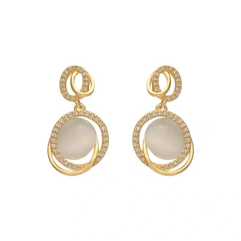 Khuyên bông tai giọt nước sang trọng cao cấp ORI B047