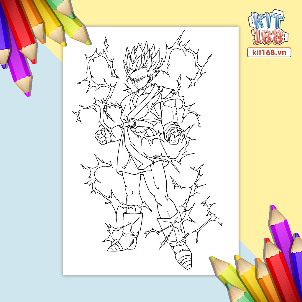 Tranh tô màu Dragon Ball TTM-0025
