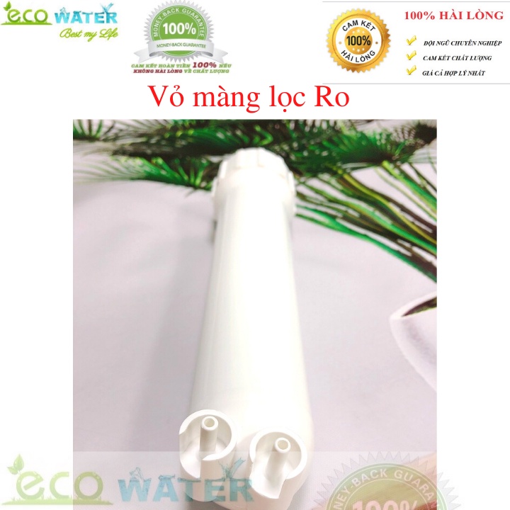 Vỏ màng ro máy lọc nước - Tặng kèm 2 cút góc và 1 van 1 chiều - Ecocm001
