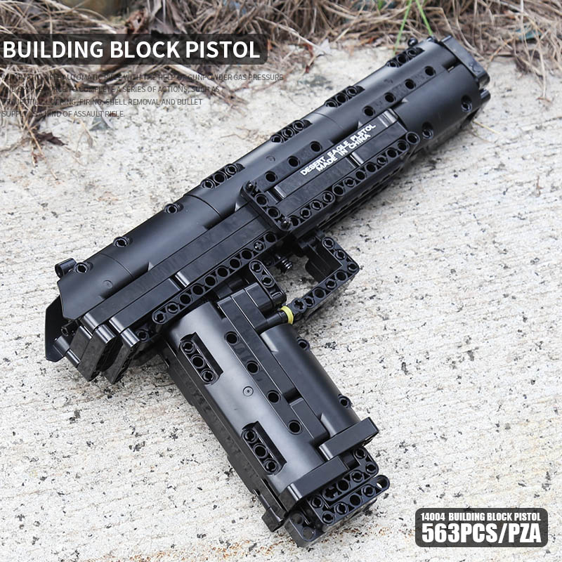 Đồ chơi Lắp ráp Mô hình Mould king14004 The Desert Eagle Pistol SWAT