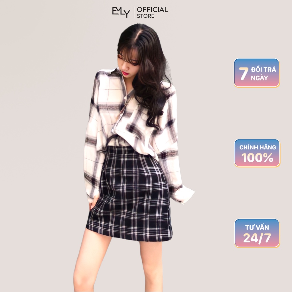 Chân váy nữ ngắn tennis Emilyshop