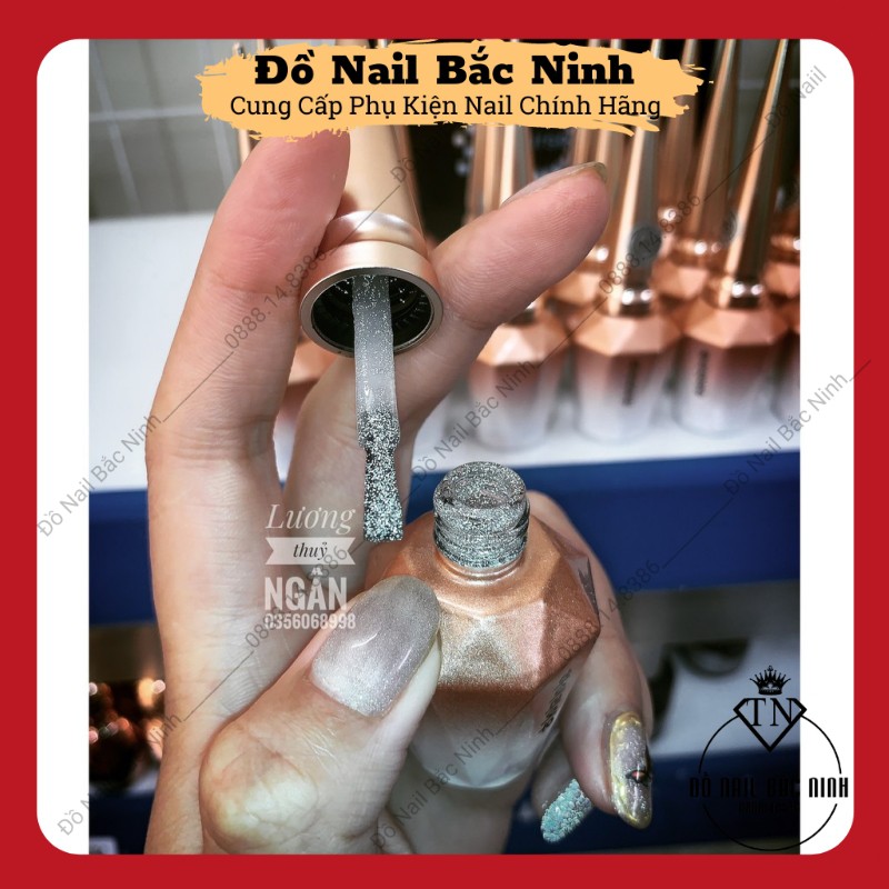 Nhũ Flash Nail Siêu Sáng 2 Màu Hot , Nhũ Flat Vàng &amp; Bạc