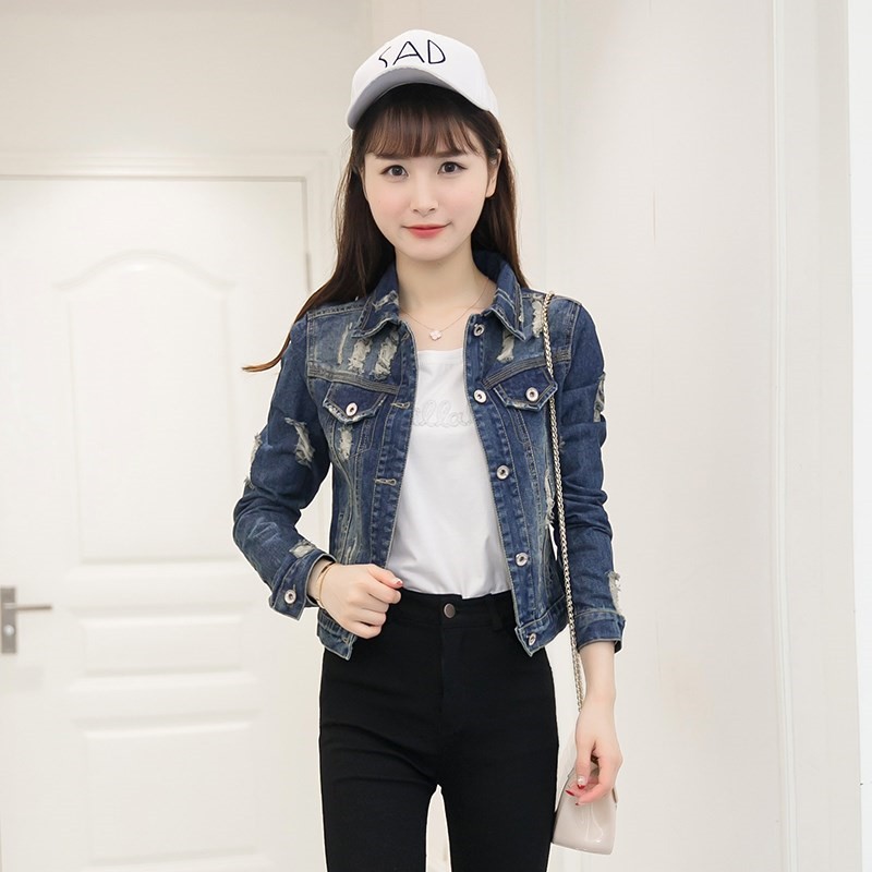 [FREESHIP 150K] Áo Khoác Jean Nữ Cao Cấp OHS782