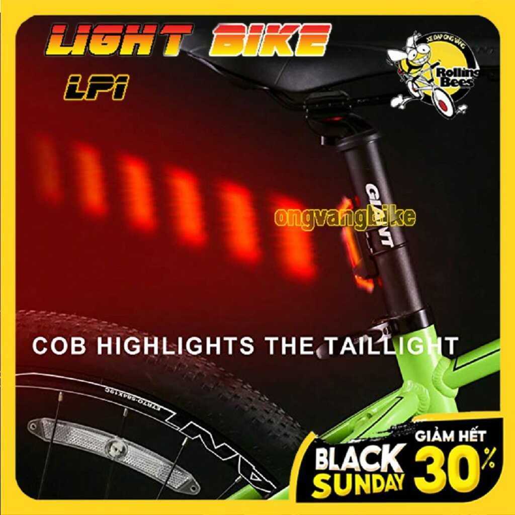 Đèn LED, Đèn Hậu, Đèn Đuôi Xe Đạp thể thao... Hoạt động bằng PIN sạc Micro USB
