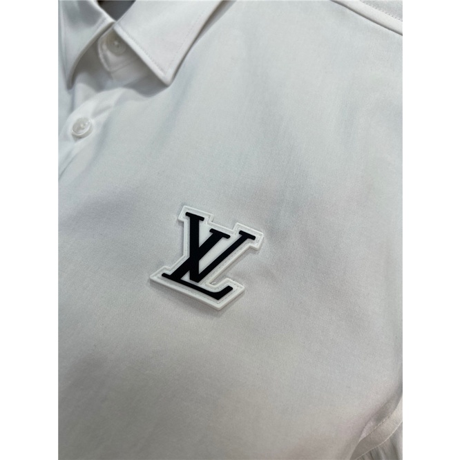 Áo Sơ Mi Nam Tay DàI Thêu Logo L0uis Vu1tt 2022, Size M-4XL
